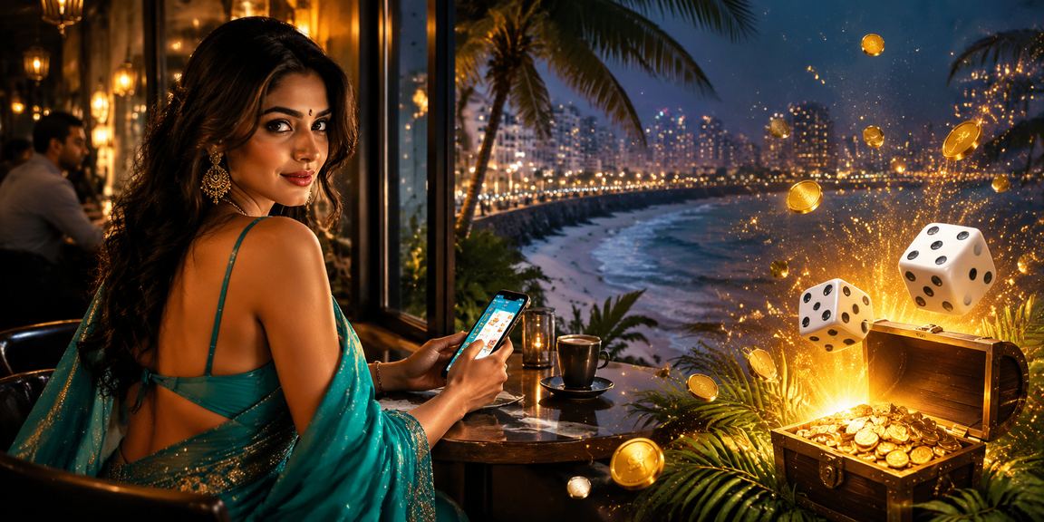 Player enjoying dice game and casino entertainment in Mumbai Bandra